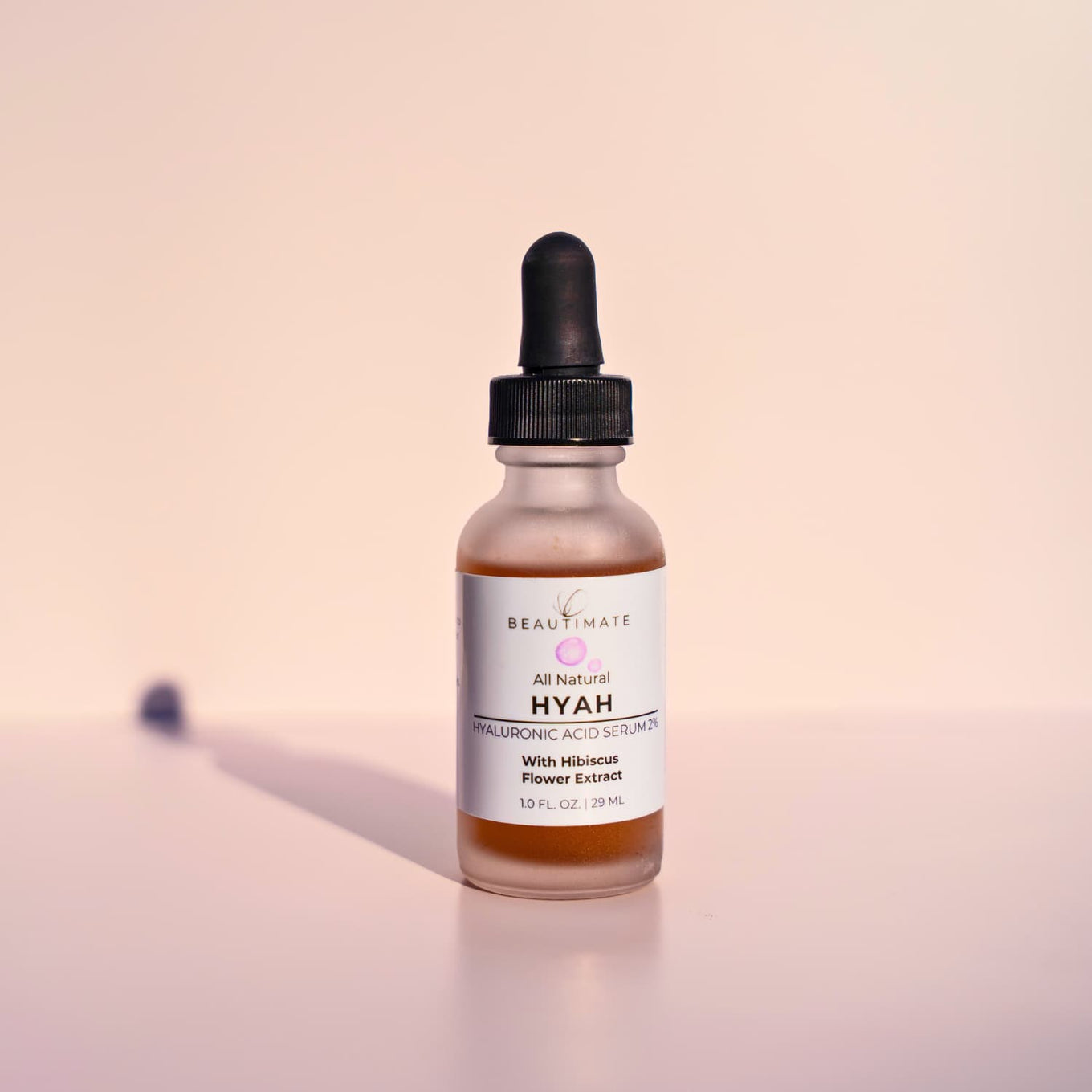 Beautimate Hyah Serum with hyaluronic acid for lightweight hydration and post-microneedling skin care