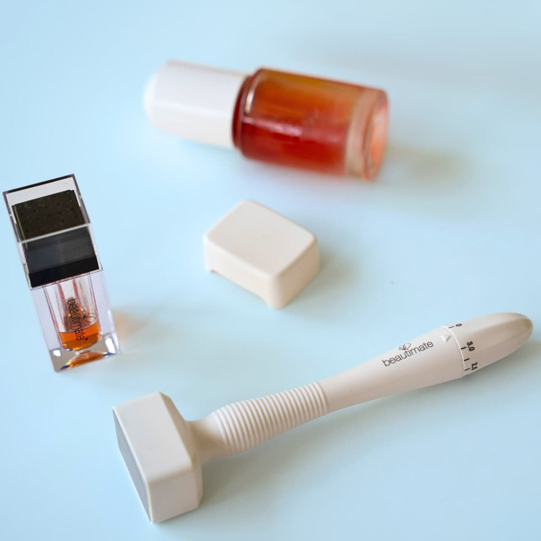 beautimate microneedling stamps and roller collection
