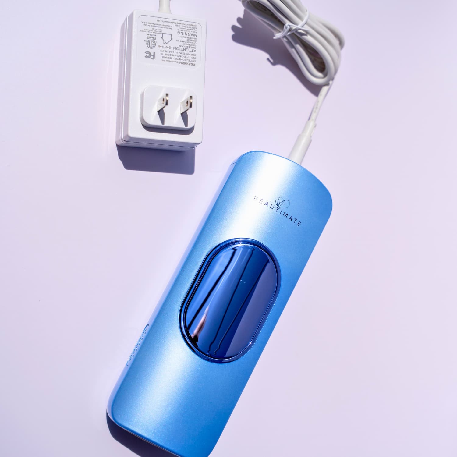 Beautimate FDA-cleared IPL hair removal device displayed in home